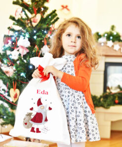 Sacul Mosului  - Sac personalizat Joyful Santa