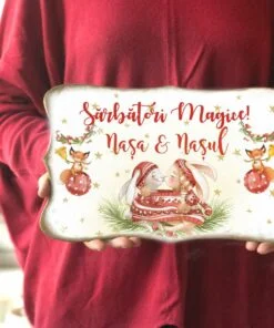 Semn Craciun personalizat - Lovers Joy and Merry