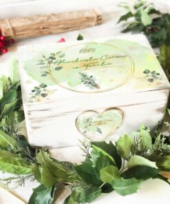 Green and Gold - Cutie amintiri personalizata Craciun