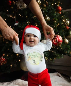 Alternative view of Tricouri Family Primul nostru Craciun - Verde & Auriu