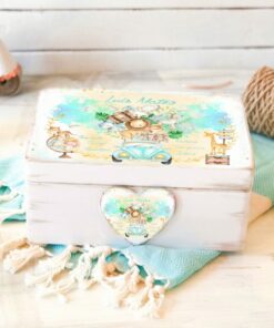 Bebe Safari - cutie personalizata amintiri