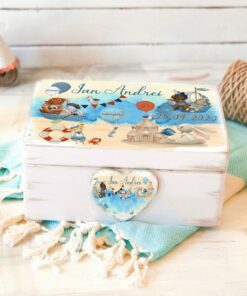 Vis la mare - cutie personalizata amintiri