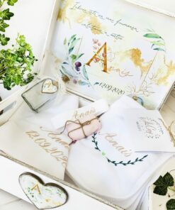 Alternative view of Trusou Botez  Personalizat  Frunze de Maslin