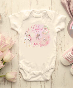 Alternative view of Trusou Botez  Personalizat  Povestea Unicorn