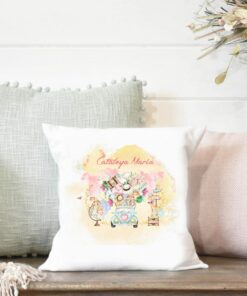 Perna copii personalizata Safari Bebe Roz