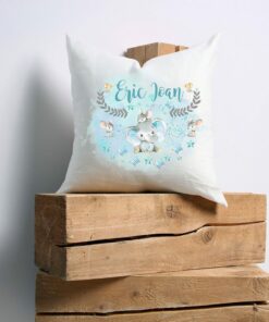 Perna copii personalizata Elefantelul Turcoaz