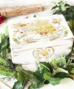 Angelitos - Cutie amintiri personalizata Craciun