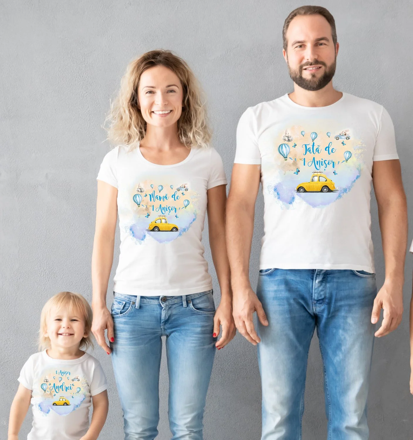 Tricouri Familie set 1 AN Vrum Vrum - imagine 2