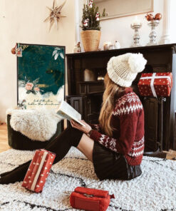 Alternative view of Winter Magic Star Map- Poster personalizat harta stelelor