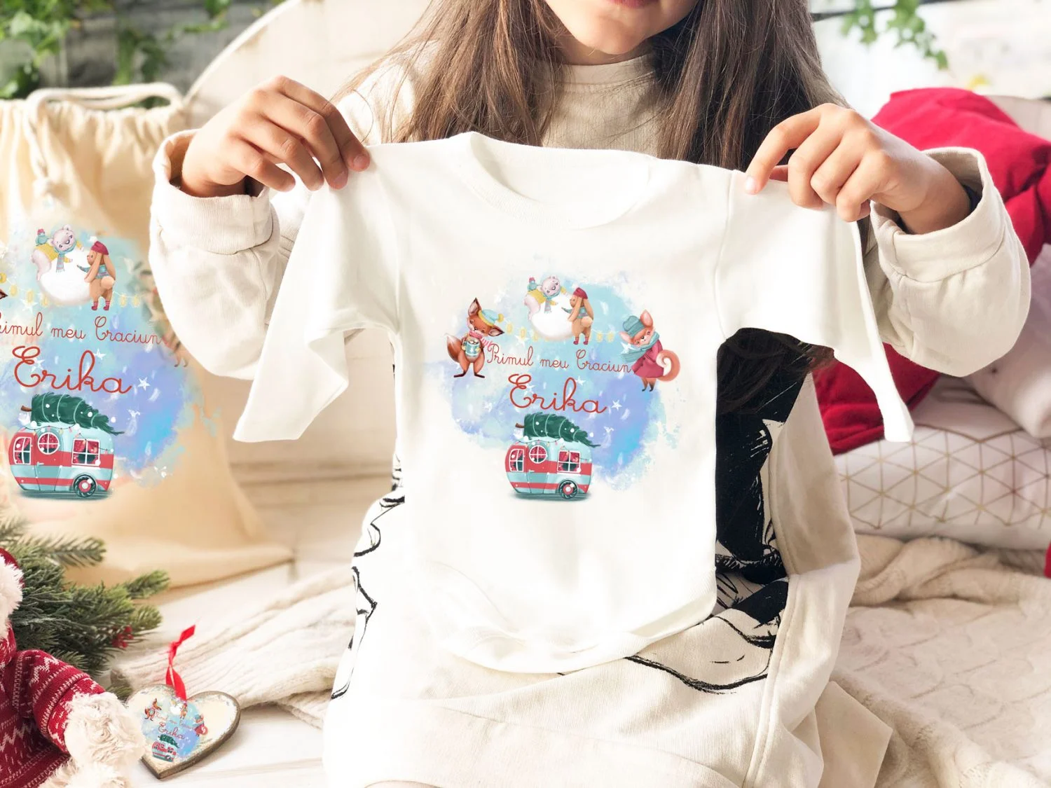 Set Tricouri Familie Animalute Iarna - imagine 2