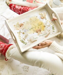 Tava personalizata Craciun Angelitos