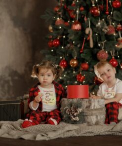 Alternative view of Body bebelusi personalizat Crăciun Bucurie