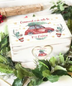 Vintage Christmas Tree - Cutie personalizata