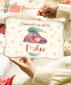 Semn Craciun personalizat - Vintage Christmas Tree