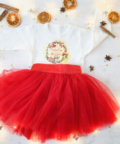 Set Bebe Body& Tutu- Craciun Vesel