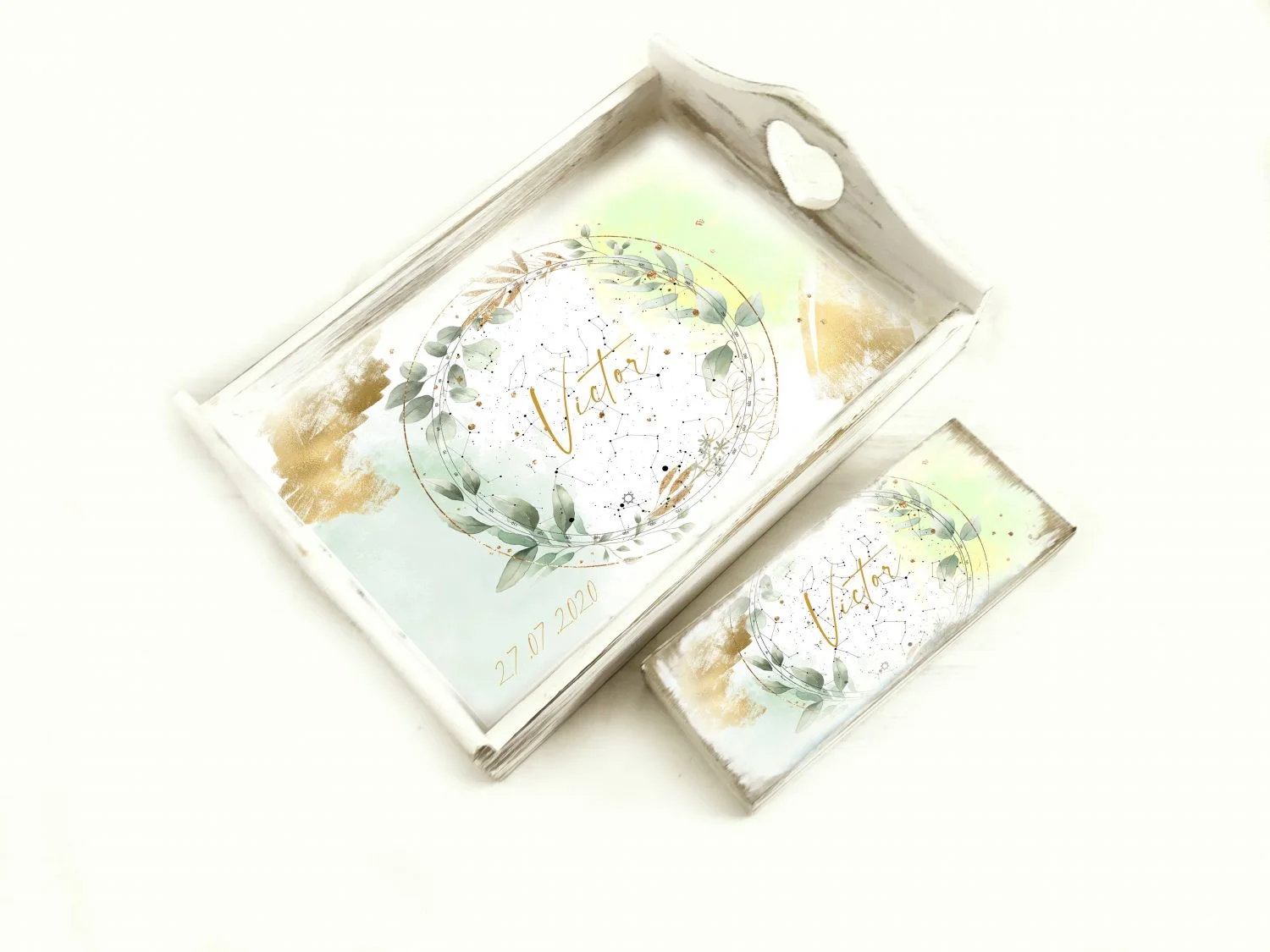 Set 1 an Cerul Auriu - tava si cutiuta mot