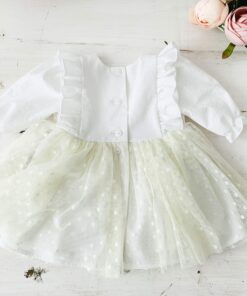 Alternative view of Rochita Botez Personalizata Maneca Lunga Tule