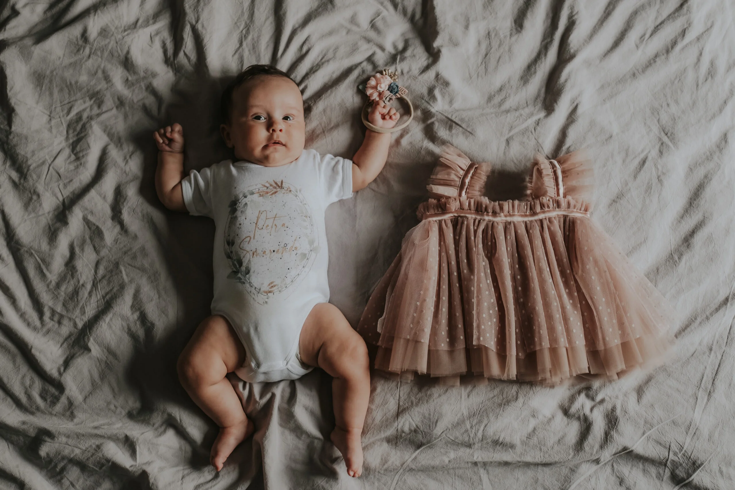 Sarafan roz din tul - imagine 3