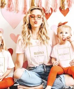 Set tricouri Mama si copiii trio