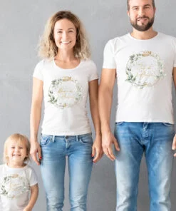 Tricouri Family Cerul Auriu