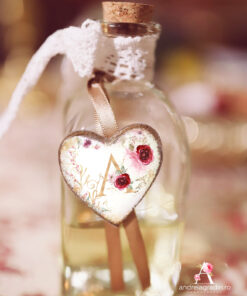 Alternative view of Trusou Botez Personalizat Roz Auriu