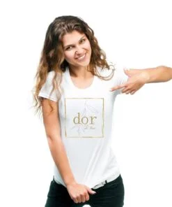 Alternative view of Tricou Personalizat Auriu