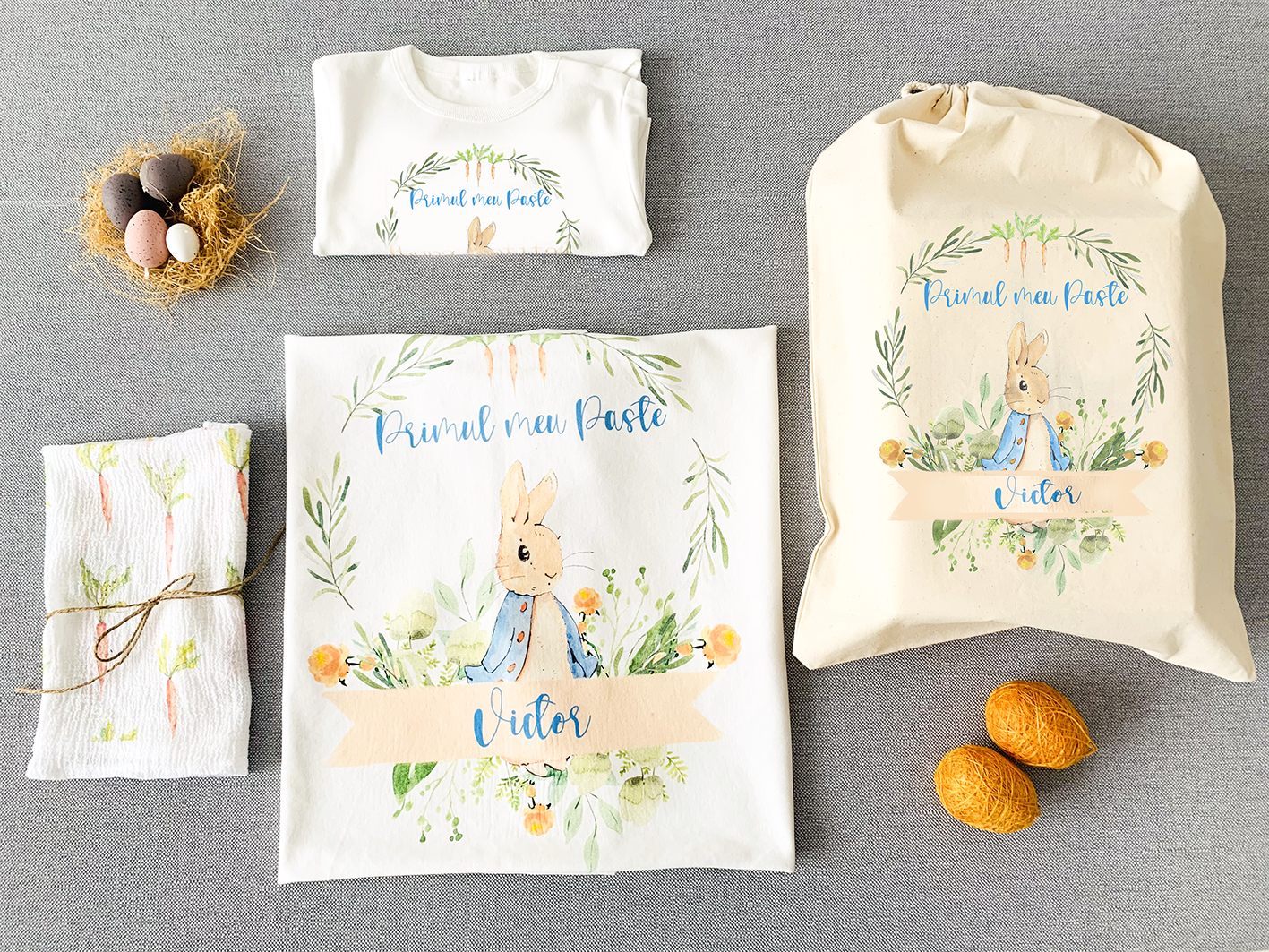 Set Cadou Sacul Iepurasului My First Easter Peter Bunny