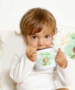Cana personalizata Bebe Leu