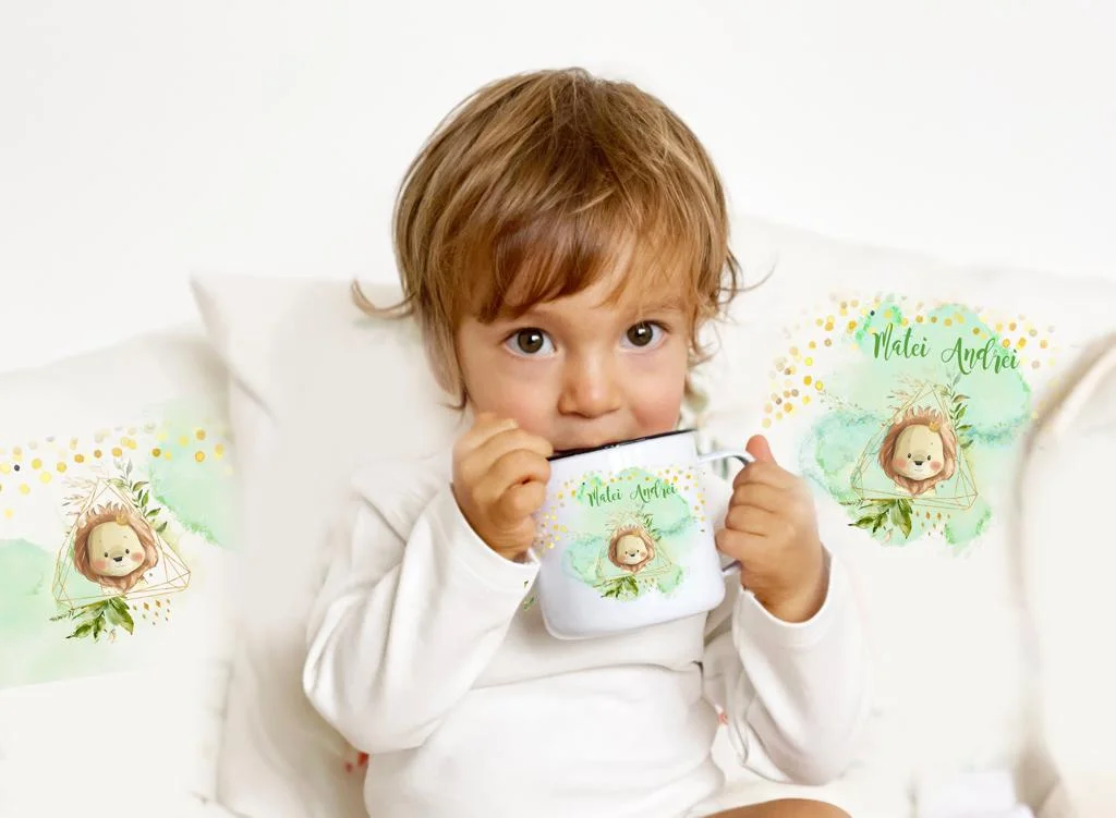 Set 1 An Bebe Leu - tava si cutiuta mot - imagine 3