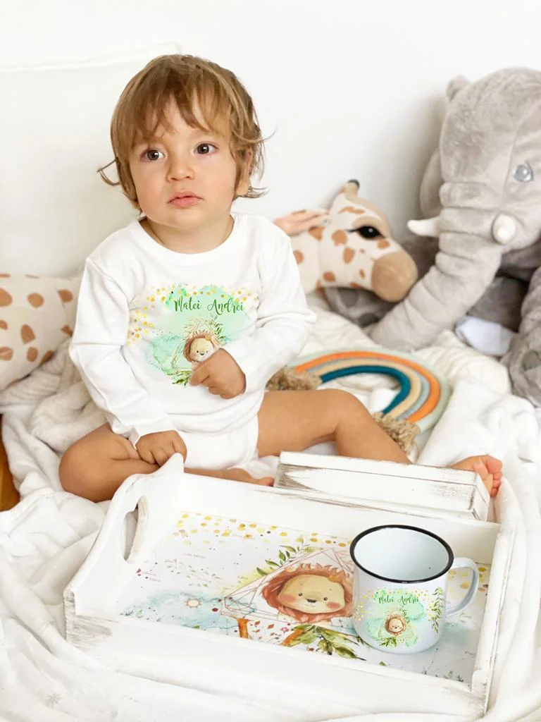 Set 1 An Bebe Leu - tava si cutiuta mot - imagine 2