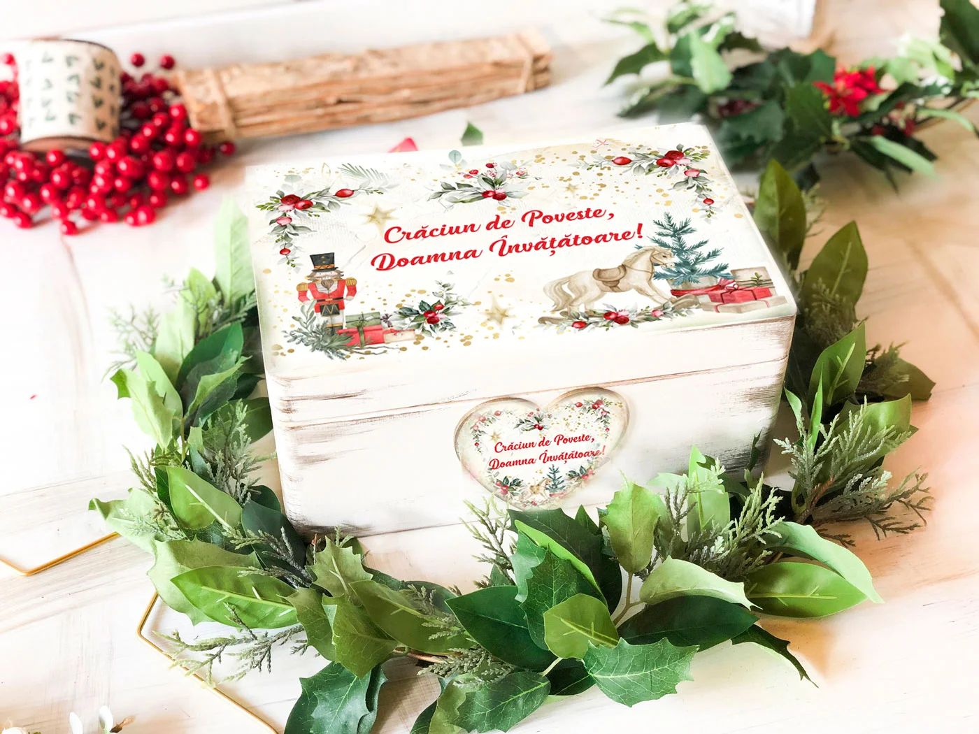 Teacher Christmas Box - Cutie personalizata