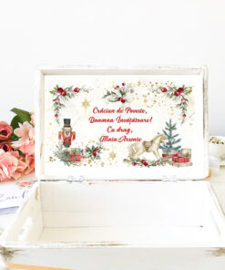 Alternative view of Teacher Christmas Box - Cutie personalizata