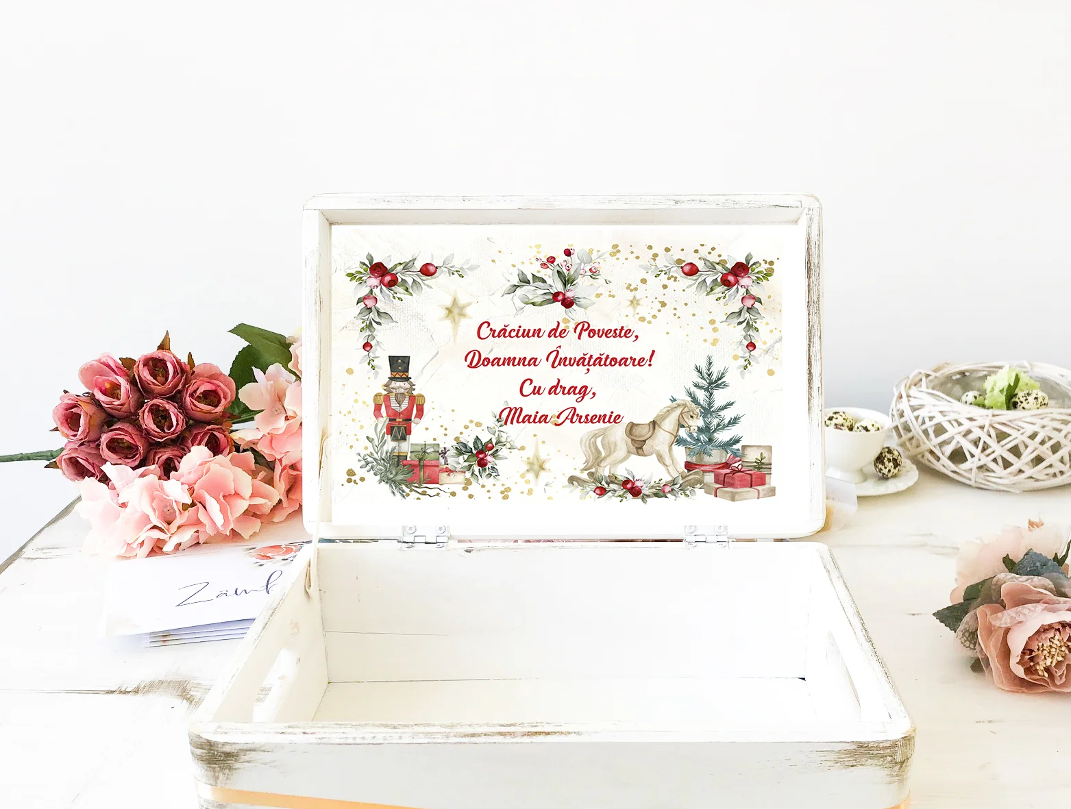 Teacher Christmas Box - Cutie personalizata - imagine 2