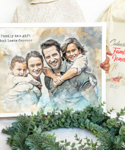 Sacul Mosului & Tablou Personalizat cu Poza