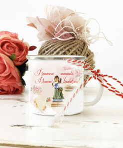 Canuta Martisor Vintage personalizata doamna Invatatoare