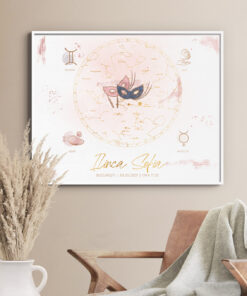 Alternative view of Tablou Personalizat Harta Cerului- Astro Magic