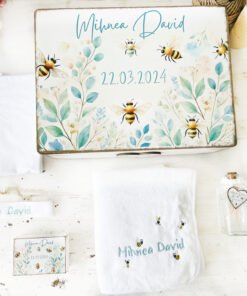 Trusou Botez  Personalizat Albinuțe