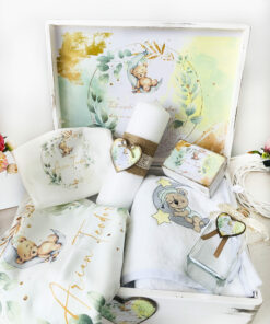 Alternative view of Trusou Botez Personalizat  Eucalipt Urs