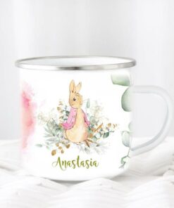 Cana vintage personalizata Iepurasul Peter