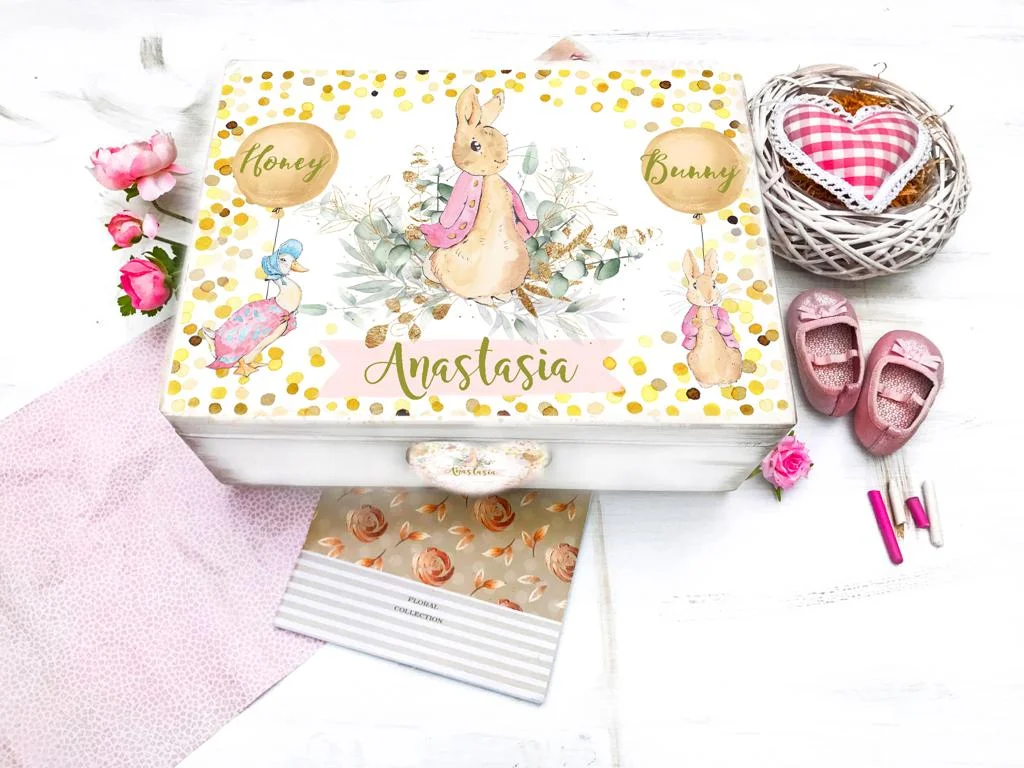 Iepurasul Peter – Cutie amintiri personalizata