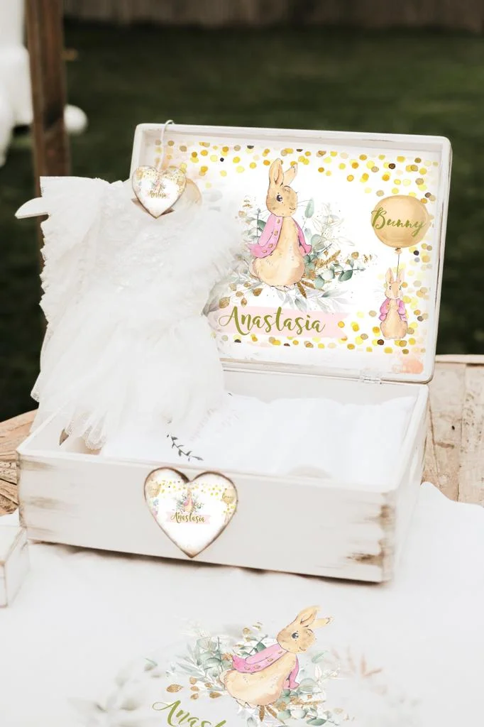 Iepurasul Peter – Cutie amintiri personalizata - imagine 3