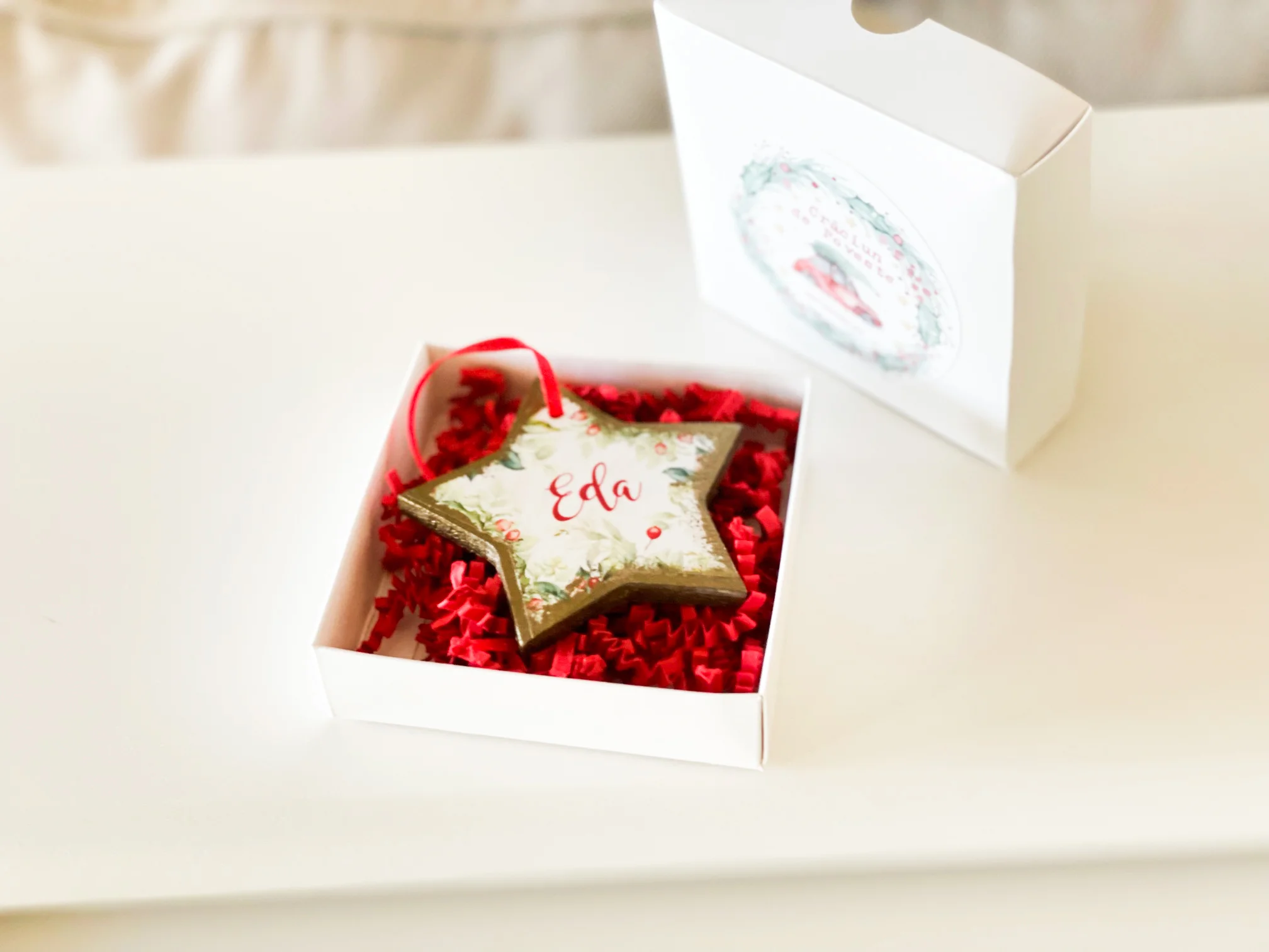 Stea Noel - Ornament de Craciun personalizat - imagine 2