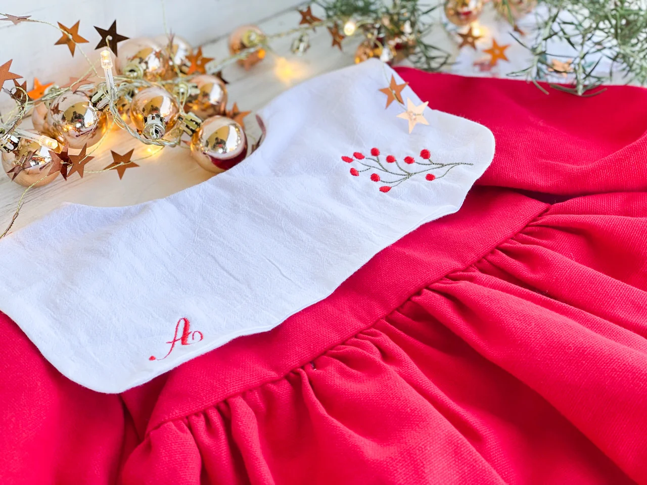 Rochita  Rosie Craciun Personalizata