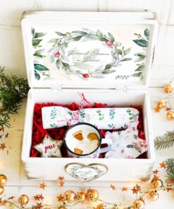 Set cadou Craciun personalizat Vâsc Magic -Primul Crăciun ca Bunici