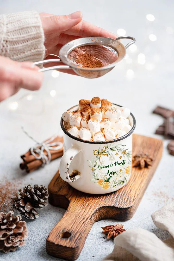 Cana emailată personalizata Craciun Portocale Dulci - imagine 2