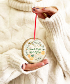 Portocale cerc ornament personalizat