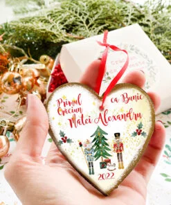 Alternative view of Primul Craciun ca Bunic sau Bunica Nutcracker - ornament personalizat
