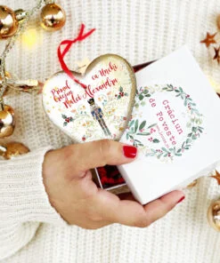 Alternative view of Primul Craciun ca Matusa sau Unchi Nutcracker - ornament personalizat