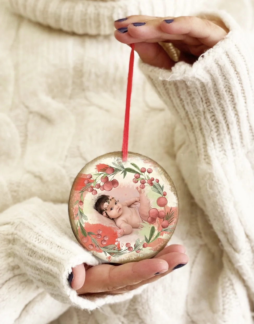 Craciun Ecografia MAgica - ornament cu ecografia bebelusului - imagine 2