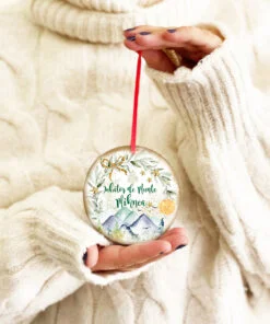 Glob personalizat Iubitoare sau Iubitor de Munte - cerc ornament